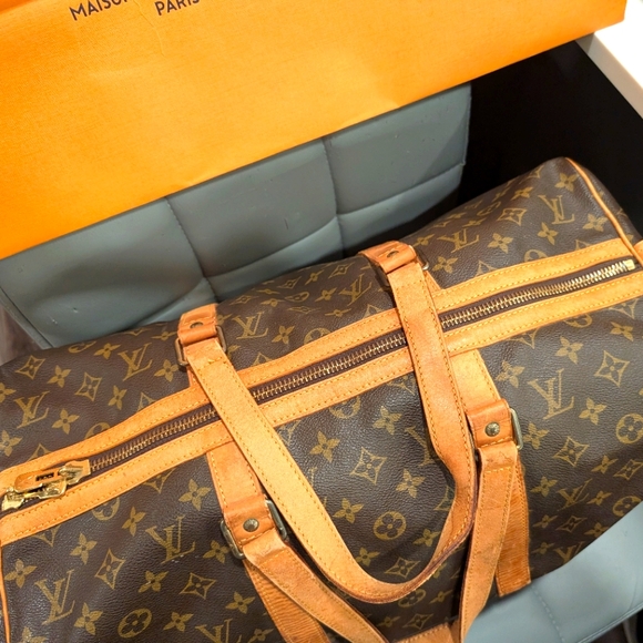 Louis Vuitton Monogram Sac Souple 45 Hand Boston Bag M41624 LV 3698L - Picture 7 of 17